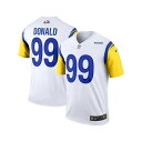 ナイキ レディース Tシャツ トップス Men's Aaron Donald White Los Angeles Rams Legend Jersey White