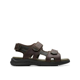 クラークス メンズ サンダル シューズ Men's Walkford Casual Walk Sandals Tan Leather