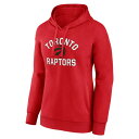 ファナティクス レディース パーカー・スウェットシャツ アウター Toronto Raptors Fanatics Branded Women's Overtime Pullover Hoodie Red