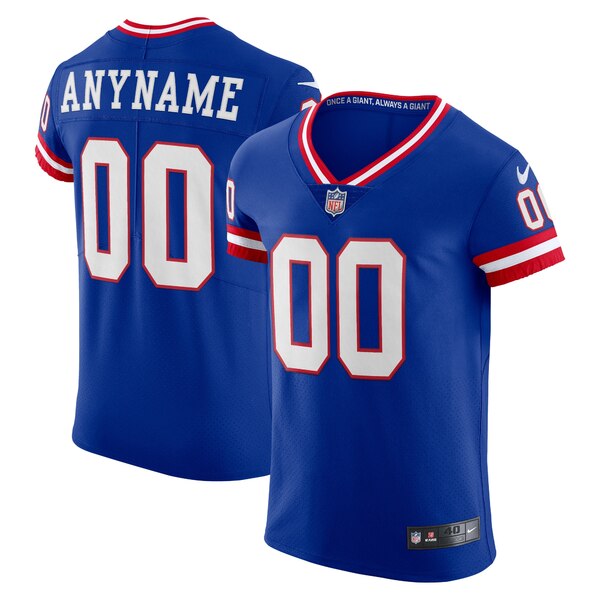 ナイキ メンズ ユニフォーム トップス New York Giants Nike Vapor F.U.S.E. Elite Custom Jersey Blue