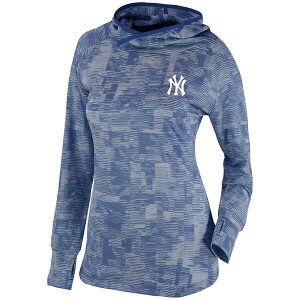 ӥ ǥ ѡåȥ  New York Yankees Columbia Women's OmniWick Sunday Ball Pullover Hoodie Navy