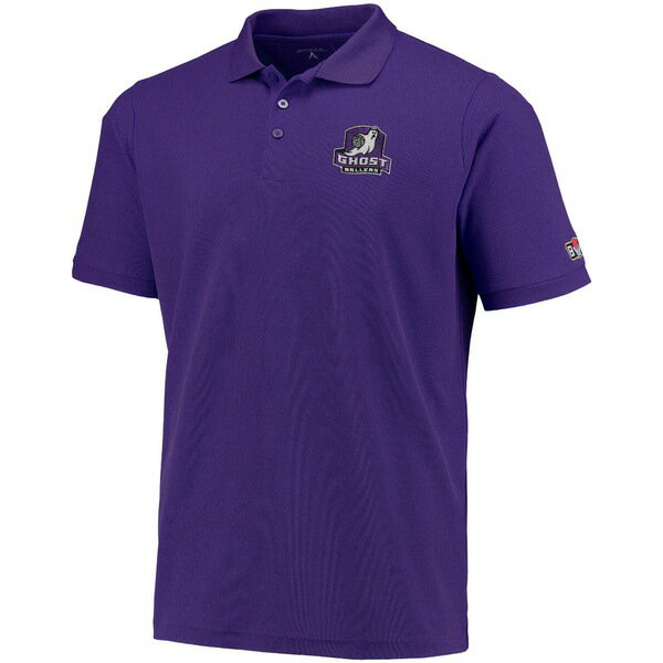 AeBOA Y |Vc gbvX Ghost Ballers Antigua Logo Legacy Desert Dry Pique Polo Purple