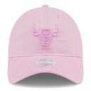 j[G fB[X Xq ANZT[ Chicago Bulls New Era Women's Colorpack Tonal 9TWENTY Adjustable Hat Pink