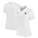 ナイキ レディース ポロシャツ トップス Los Angeles Dodgers Nike Women's Authentic Collection Victory Performance Polo White