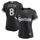 ナイキ レディース ユニフォーム トップス Bo Jackson Chicago White Sox Nike Women's City Connect Replica Player Jersey Black