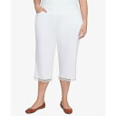 アルフレッドダナー レディース カジュアルパンツ ボトムス Plus Size Dress Code Comfort Allure Embellished Ca...