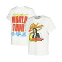 デイドリーマー レディース Tシャツ トップス Women's White Rod Stewart 1978/79 World Tour Graphic T-S...