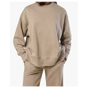 ウィ ウォー ワット レディース パーカー・スウェットシャツ アウター Women's Oversized Crewneck Sweatshirt Cashme...