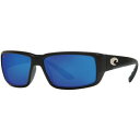 コスタデルマール メンズ サングラス・アイウェア アクセサリー Costa Del Mar Men's Fantail Polarized Sunglasses Black/Blue