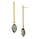 ロバート・リー・モーリス・ソーホー レディース ピアス＆イヤリング アクセサリー Women's Stone Dangle Earrings Black Diamond