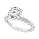 バッジェリーミシュカ メンズ リング アクセサリー Certified Lab Grown Diamond Engagement Ring (3-1/2 ct. t.w.) in 14k Gold White Gold