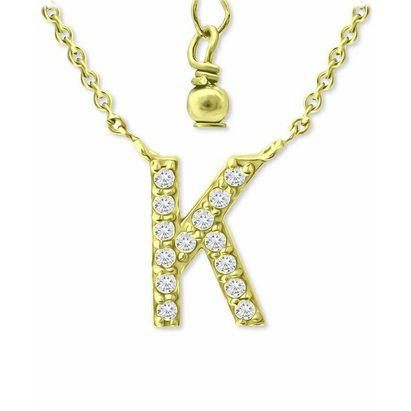 Wj xj[j fB[X lbNXE`[J[Ey_ggbv ANZT[ Cubic Zirconia Initial Pendant Necklace, 16