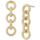 ラッキーブランド レディース ピアス＆イヤリング アクセサリー Gold-Tone Chain Link Linear Drop Earrings Gold