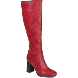 ジャーニーコレクション レディース ブーツ シューズ Women's Karima Extra Wide Calf Knee High Boots Red