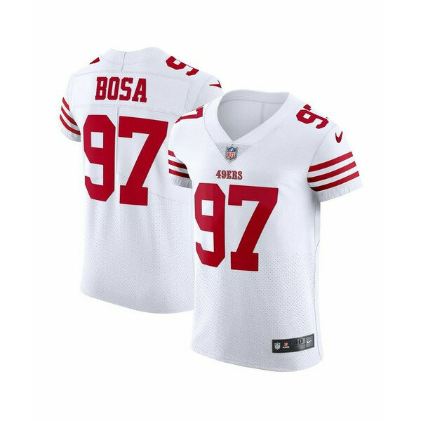 ナイキ メンズ パーカー・スウェットシャツ アウター Men's Nick Bosa White San Francisco 49ers Vapor Elite Jersey White