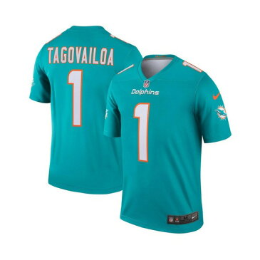 ナイキ メンズ パーカー・スウェットシャツ アウター Men's Tua Tagovailoa Aqua Miami Dolphins Legend Jersey Aqua