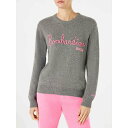 エムシーツーセイントバース レディース ニット&セーター アウター Woman Sweater With Bombardino Ski Club Embroidery GREY