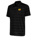 アンティグア メンズ ポロシャツ トップス Ryan Blaney Antigua Compass Polo Black