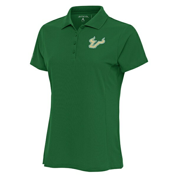アンティグア レディース ポロシャツ トップス South Florida Bulls Antigua Women's Legacy Pique Polo Green