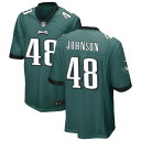 ナイキ メンズ ユニフォーム トップス Philadelphia Eagles Nike Custom Game Jersey Midnight Green