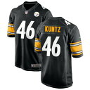 ナイキ メンズ ユニフォーム トップス Pittsburgh Steelers Nike Custom Game Jersey Black