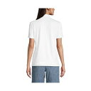 ランズエンド レディース ポロシャツ トップス Women's School Uniform Short Sleeve Rapid Dry Sport Neck...