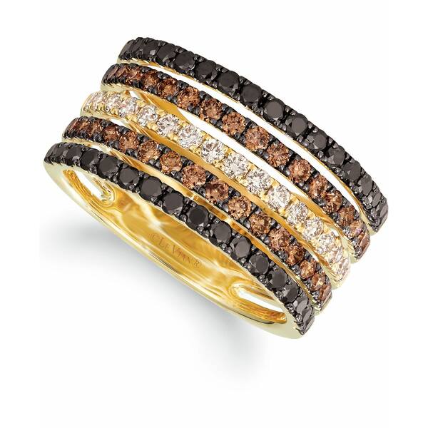 asty㤨֥ ǥ  ꡼ Chocolate Layer Cake Blackberry Diamonds®, Chocolate Diamonds® & Nude Diamonds® Statement Ring (1-5/8 ct. t.w. in 14k Rose, Yellow or White Gold Yellow GoldפβǤʤ1,229,800ߤˤʤޤ