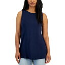 スタイルアンドコー レディース カットソー トップス Women's Layering Tank Top, Created for Macy's Industrial Blue