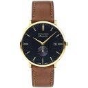 oh Y rv ANZT[ Men's Heritage Tan Genuine Leather Strap Watch 40mm Gold-Tone