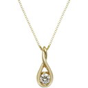 ZC[ fB[X lbNXE`[J[Ey_ggbv ANZT[ Diamond Twist Pendant Necklace in 14k Gold (1/8 ct. t.w.) No Color