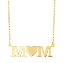 チョーカー イタリアン ゴールド レディース ネックレス・チョーカー・ペンダントトップ アクセサリー Mom Heart 18" Pendant Necklace in 10k Gold Gold