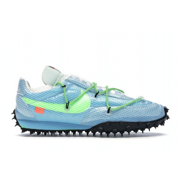 Nike ナイキ レディース スニーカー 【Nike Waffle Racer】 サイズ US_9.5W(26.5cm) Off-White Vivid Sky (Women 039 s)