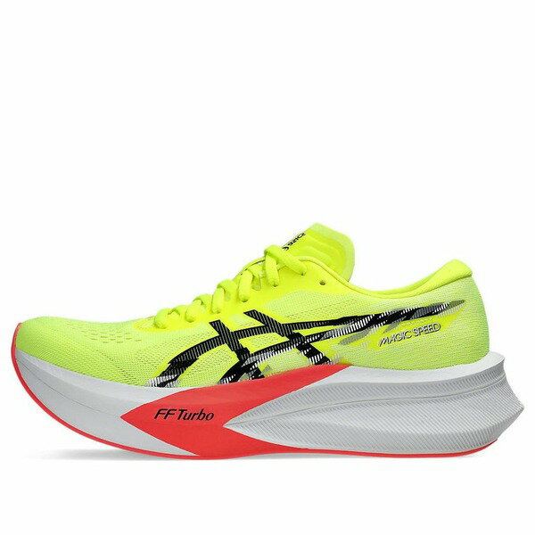 ■ブランド ASICS(アシックス)■商品名 (WMNS) ASICS Magic Speed 4 'Paris' 1012B676-750■色 Safety Yellow/Black■サイズ サイズ US_8.5(25.5cm) ■表記の日本サイズは参考サイズとなります。実際のサイズとは前後する可能性がございます。 ■海外からお取り寄せ商品となりますので、お届けまで2週間〜3週間お時間頂いております。 ■返品・交換の対象外となっております。 ■店内全品【送料無料】です！（※沖縄・離島は別途送料3,300円がかかります） サイズ別価格表 (サイズをクリックして商品ページに飛んでください) サイズ 価格 US_W_5 46,800円 US_W_5.5 44,800円 US_W_6 46,800円 US_W_6.5 46,800円 US_W_7 46,800円 US_W_7.5 46,800円 US_W_8 47,800円 US_W_8.5 46,800円 US_W_9 46,800円 US_W_9.5 92,800円