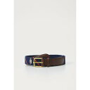 ラルフローレン メンズ ベルト アクセサリー BEAR BELT MEDIUM - Belt - navy multi-coloured