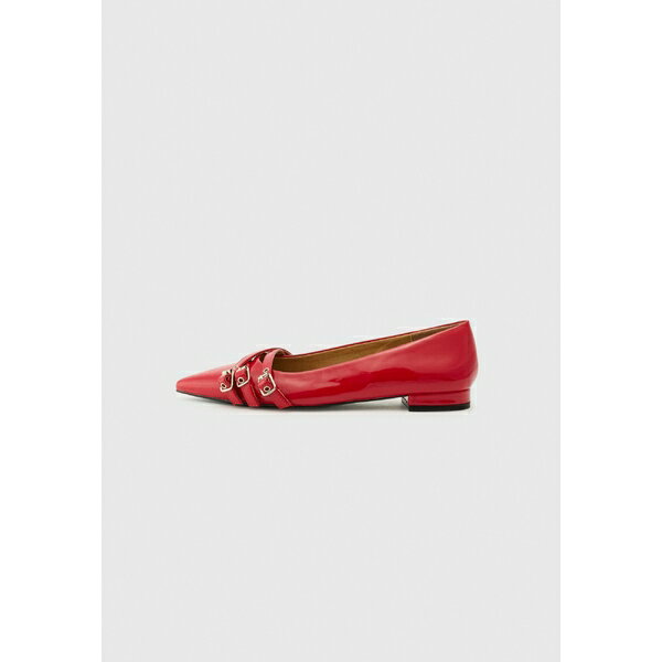 ブランコ レディース サンダル シューズ BIABARI POINTY FLAT BUCKLE - Ballet pumps - red