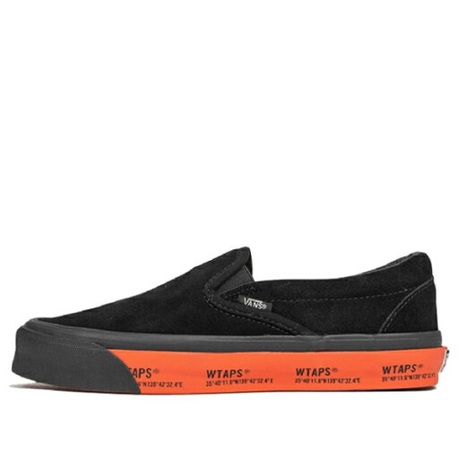Vans バンズ メンズ スニーカー 【Vans WTAPS x Classic Slip-On LX 'Black Orange' VN0A45JK20E1】 サイズ US_7(25.0cm)