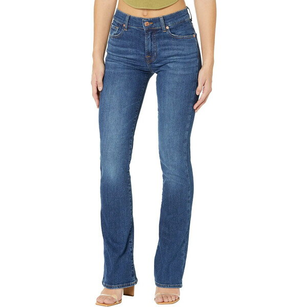 7フォーオールマンカインド レディース デニムパンツ ボトムス Slim Illusion Bootcut in Highline Highlineのサムネイル