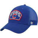 フォーティーセブン メンズ 帽子 アクセサリー Chicago Cubs '47 Cledus MVP Trucker Snapback Hat Royal