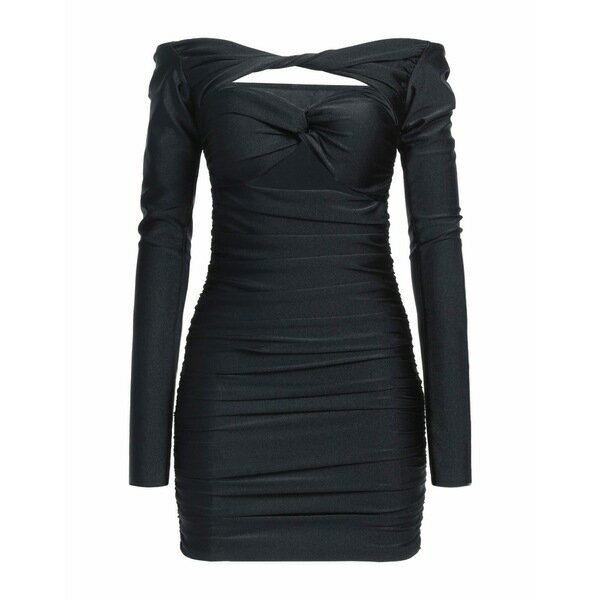 【送料無料】 エフク プロジェクト レディース ワンピース トップス Mini dresses Black