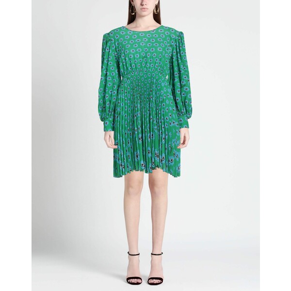 【送料無料】 アレッサンドロエンリケス レディース ワンピース トップス Mini dresses Green