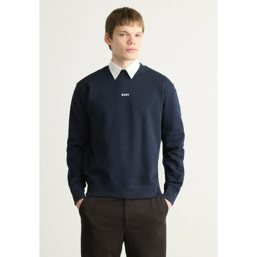 ボス メンズ サンダル シューズ Sweatshirt - navy ボス メンズ サンダル シューズ Sweatshirt - navy