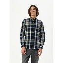 トムテイラー メンズ サンダル シューズ CHECKED - Shirt - navy