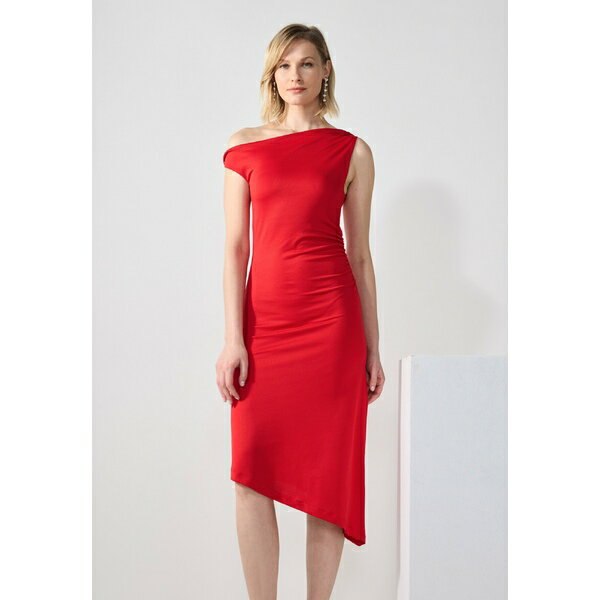 アンナ フィールド レディース ワンピース トップス Jersey dress - red