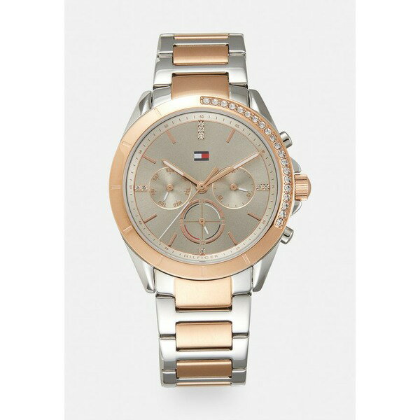 楽天astyトミー ヒルフィガー レディース 腕時計 アクセサリー KENNEDY - Chronograph watch - silver-coloured/rose gold-coloured