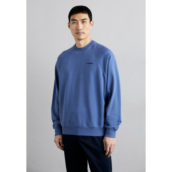 ジェイ リンドバーグ メンズ パーカー スウェットシャツ アウター CALLAN CREW NECK - Sweatshirt - bijou blue