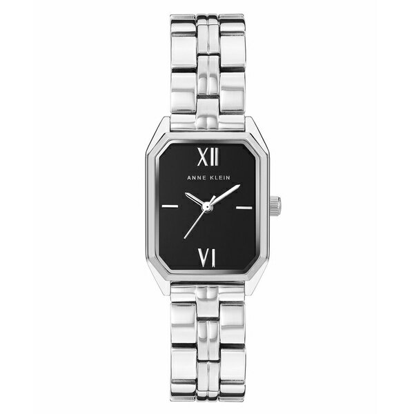 アンクライン レディース 腕時計 アクセサリー Women's Gold-Tone Nickel Compliant Bracelet Watch, 24mm Silver-tone