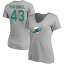 եʥƥ ǥ T ȥåץ Miami Dolphins Fanatics Branded Women's Team Authentic Custom VNeck TShirt Van Ginkel,Andrew-43