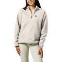 リーグカレッジエイトウェア レディース ジャケット＆ブルゾン アウター George Washington University League Collegiate Wear Women 039 s Highland Quilted QuarterZip Pullover Top Cream