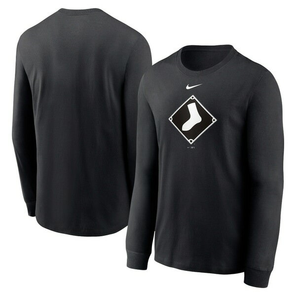 ʥ  T ȥåץ Chicago White Sox Nike Alternate Logo Long Sleeve TShirt Black