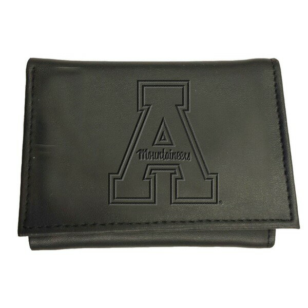 エバーグローンエンタープライズ メンズ 財布 アクセサリー Appalachian State Mountaineers Hybrid TriFold Wallet Black